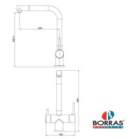 MEDIDAS MONOMANDO COCINA OSMOSIS BORRAS